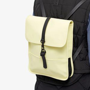 BNWT Rains Waterproof Backpack Rucksack Size Micro Color Straw
